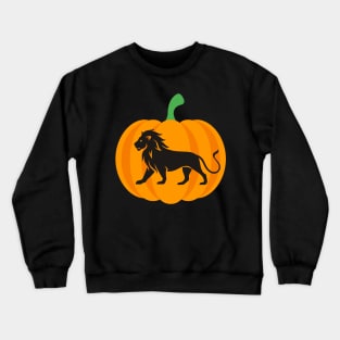 Halloween Jack O Lantern Leo Zodiac Sign Crewneck Sweatshirt